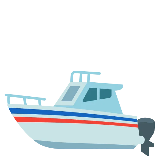 The motor boat emoji.