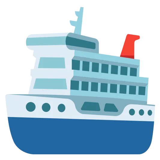 The passenger ship emoji.