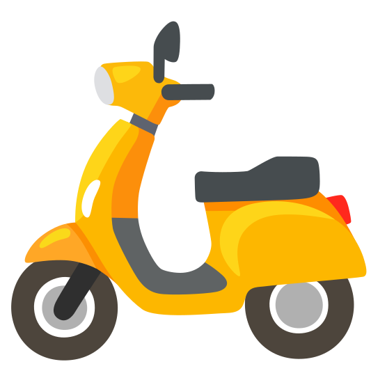 The motor scooter emoji.