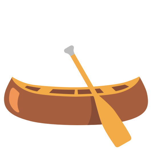 The canoe emoji.