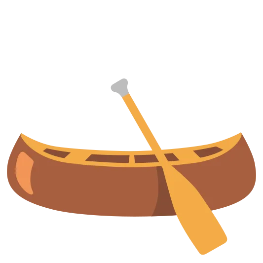 The canoe emoji.