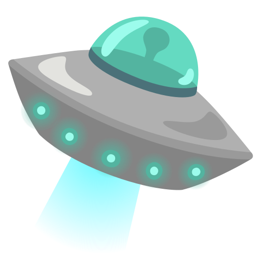 The flying saucer emoji.