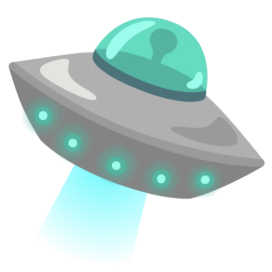 The flying saucer emoji.