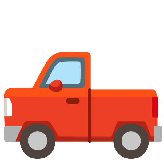 The pickup truck emoji.