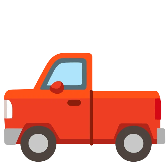 The pickup truck emoji.
