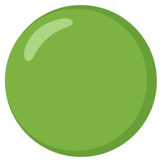 The green circle emoji.