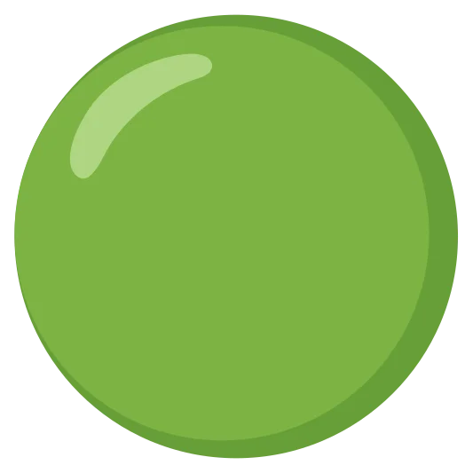 The green circle emoji.