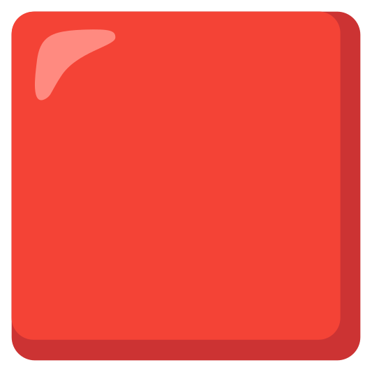 The red square emoji.