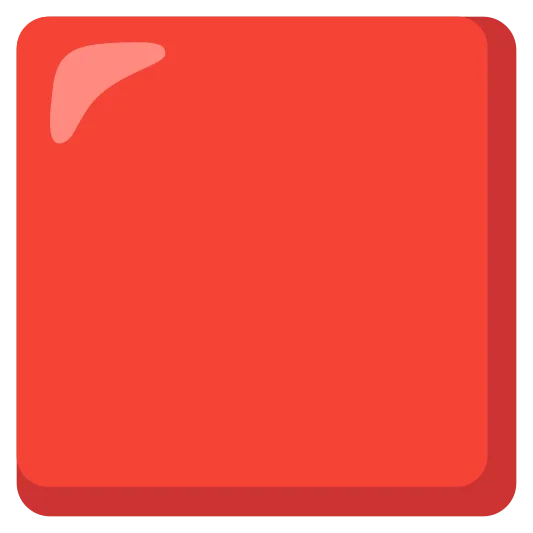 The red square emoji.