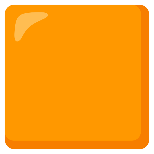 The orange square emoji.