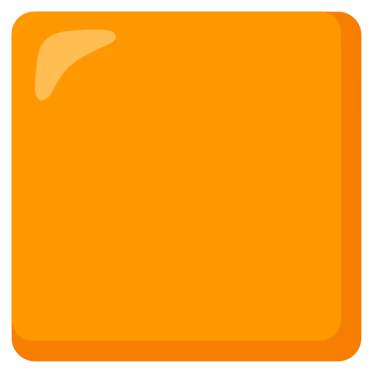The orange square emoji.