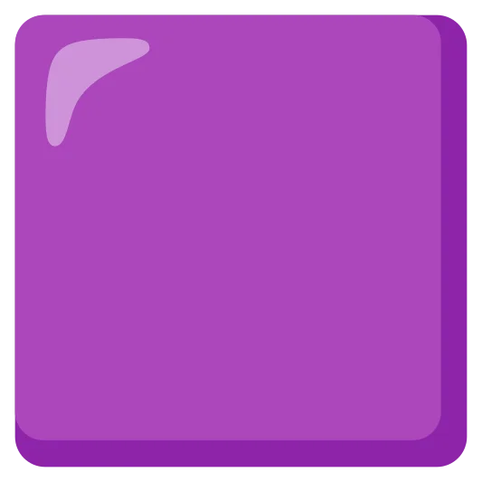 The purple square emoji.