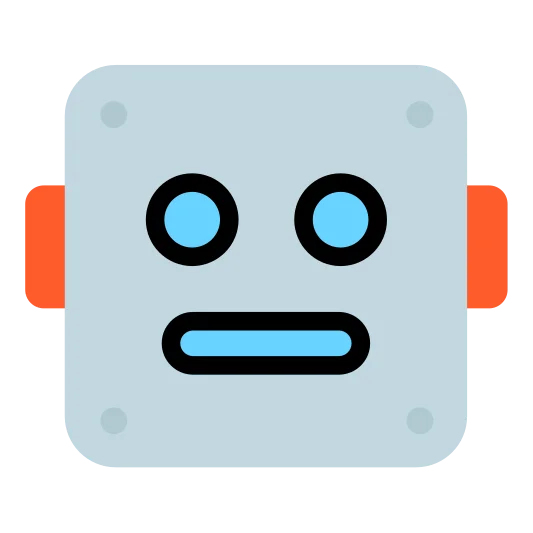 The robot emoji.
