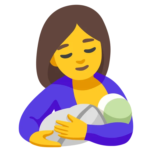 The breast-feeding emoji.