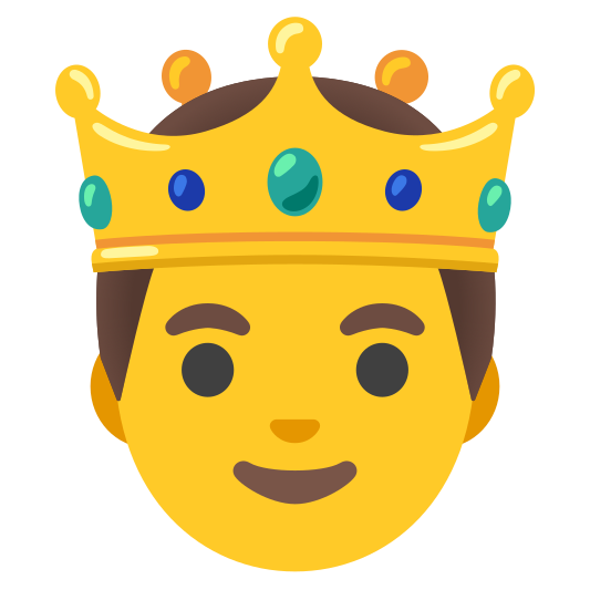 The prince emoji.