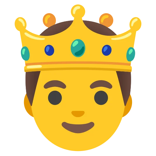 The prince emoji.