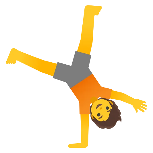 The person cartwheeling emoji.
