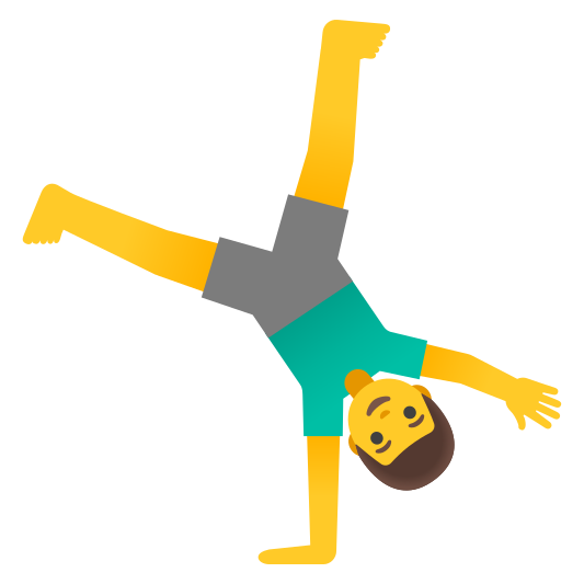 The man cartwheeling emoji.