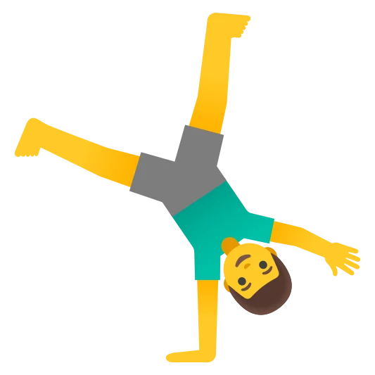 The man cartwheeling emoji.