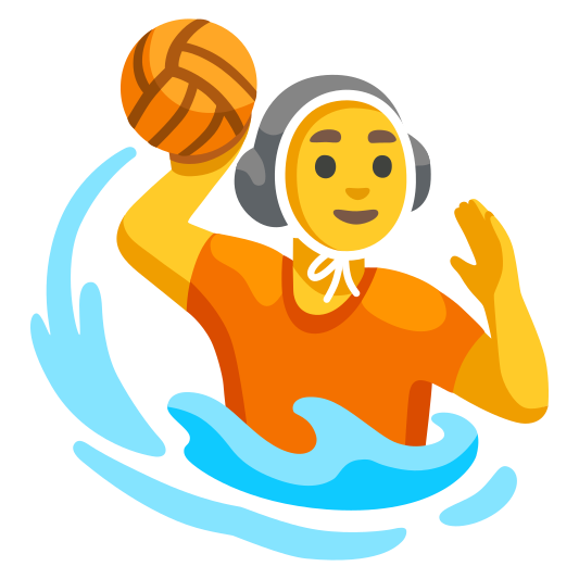 The person playing water polo emoji.