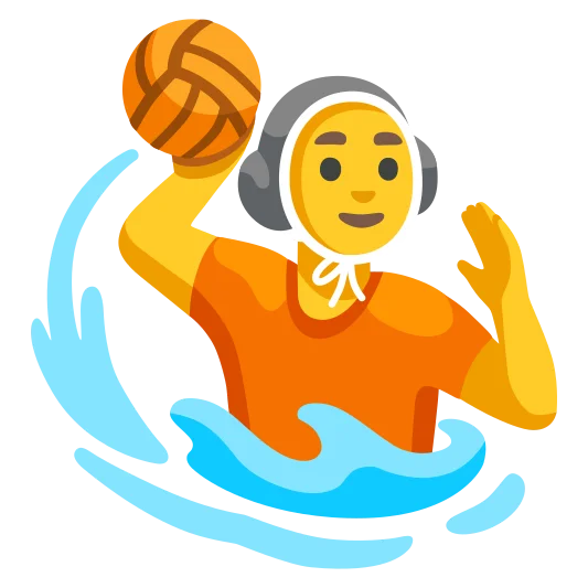 The person playing water polo emoji.