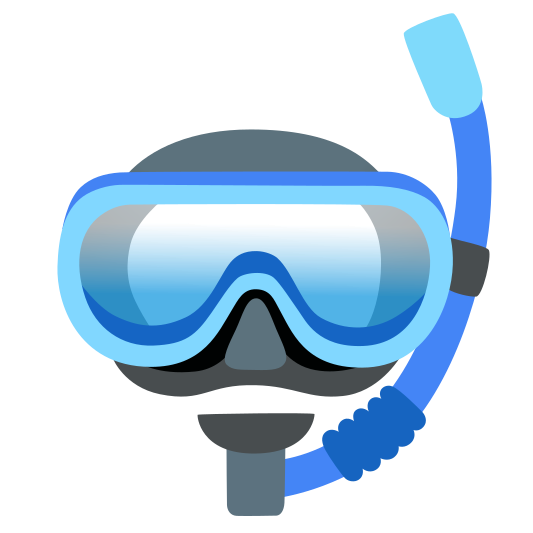 The diving mask emoji.