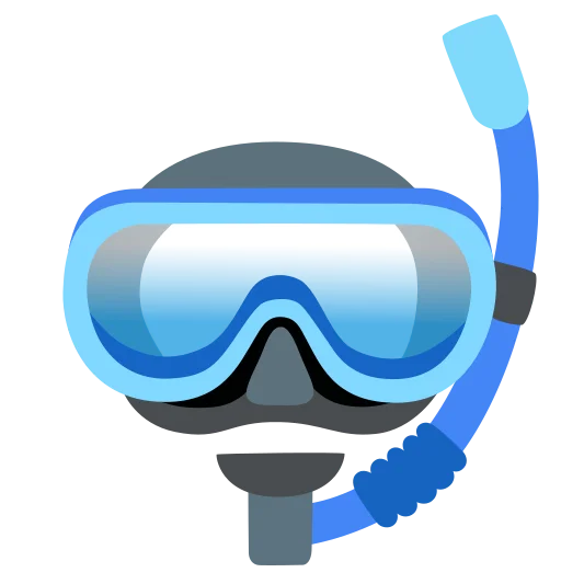 The diving mask emoji.
