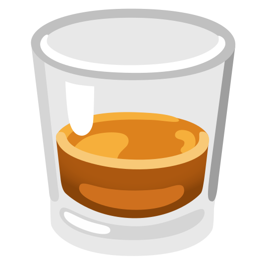The tumbler glass emoji.