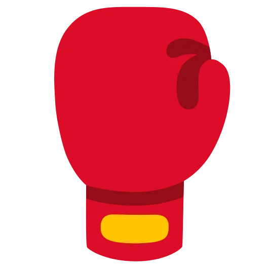 The boxing glove emoji.
