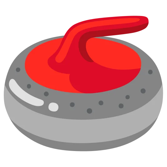 The curling stone emoji.