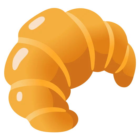 The croissant emoji.