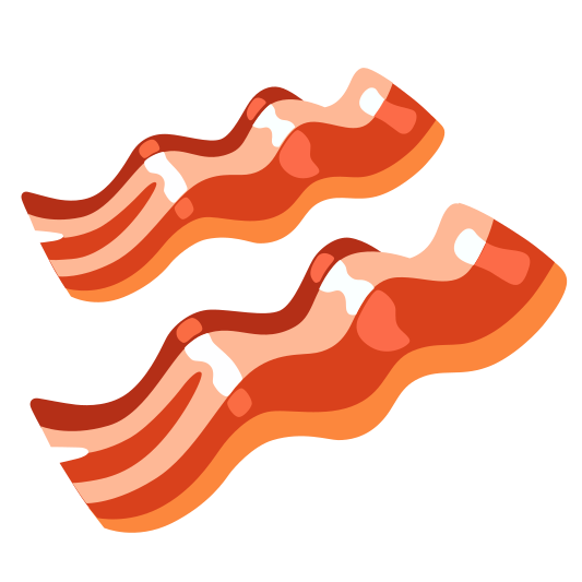 The bacon emoji.