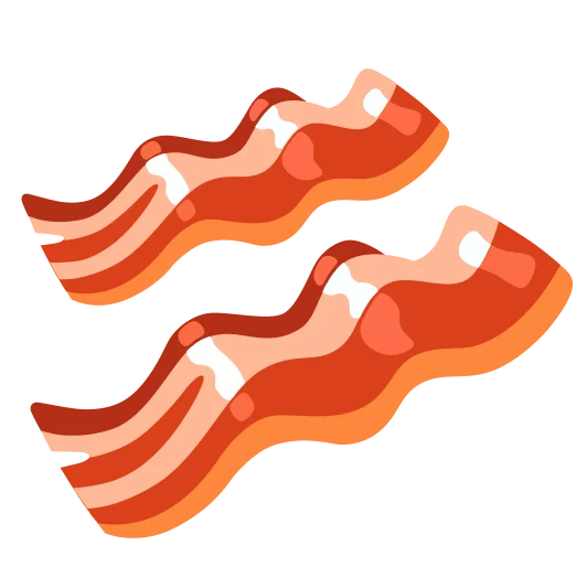 The bacon emoji.