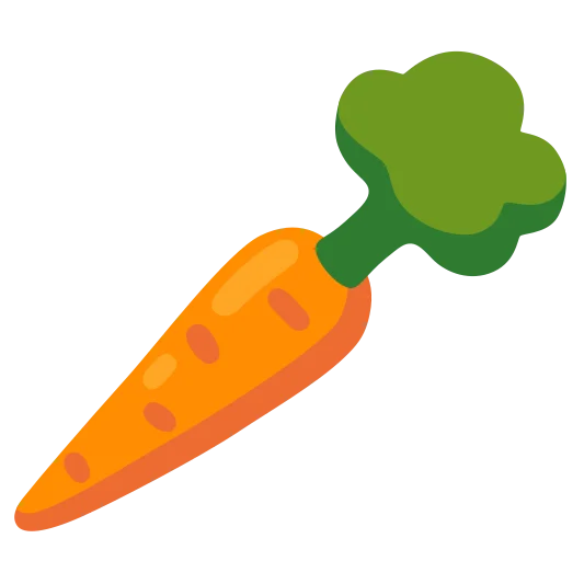 The carrot emoji.