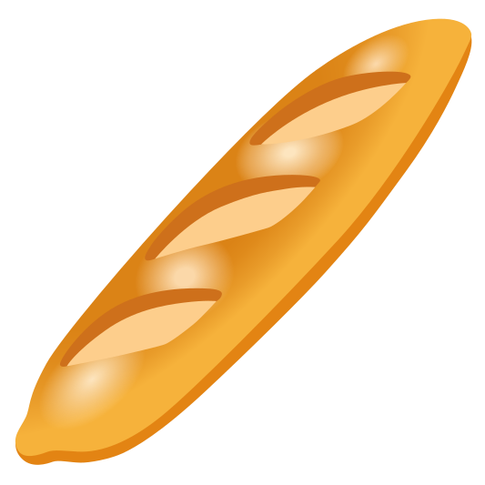 The baguette bread emoji.