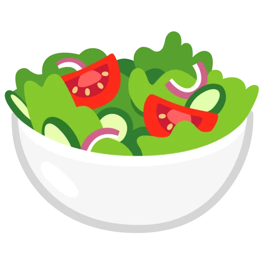 The green salad emoji.