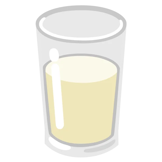 The glass of milk emoji.