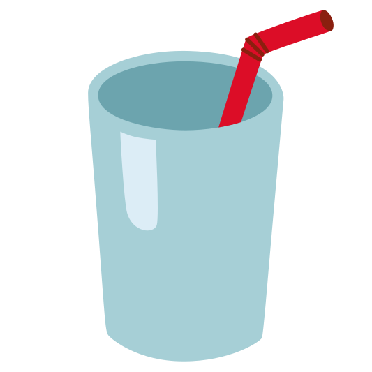 The cup with straw emoji.