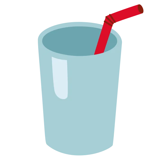 The cup with straw emoji.