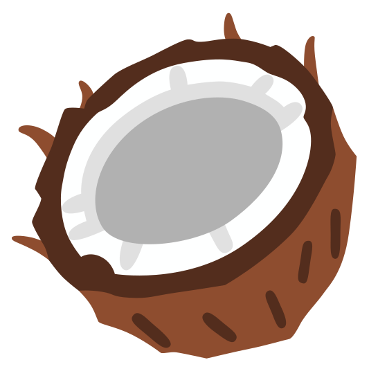 The coconut emoji.
