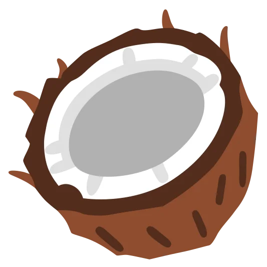 The coconut emoji.