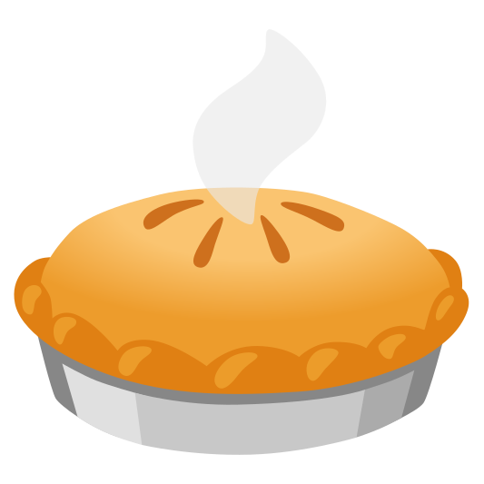 The pie emoji.