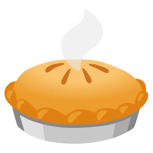The pie emoji.
