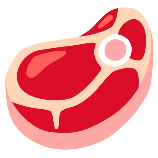 The cut of meat emoji.