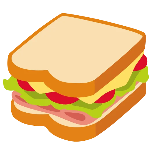The sandwich emoji.