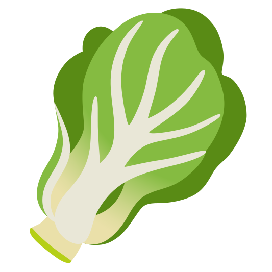 The leafy green emoji.