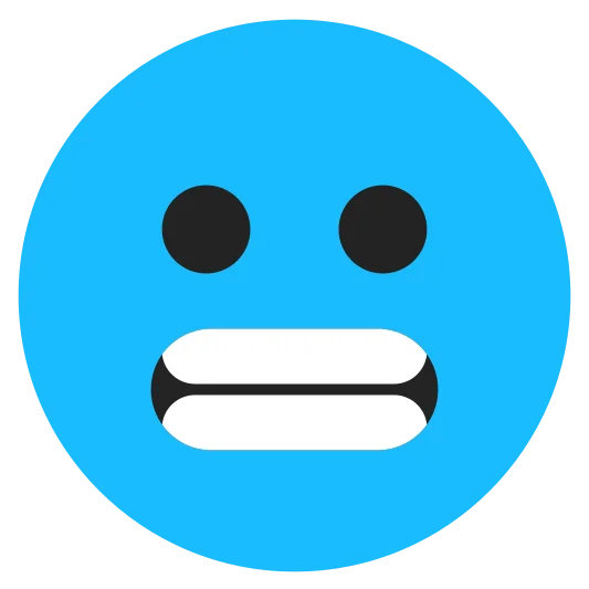 The cold face emoji.
