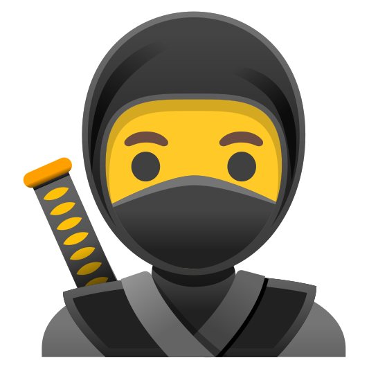 The ninja emoji.