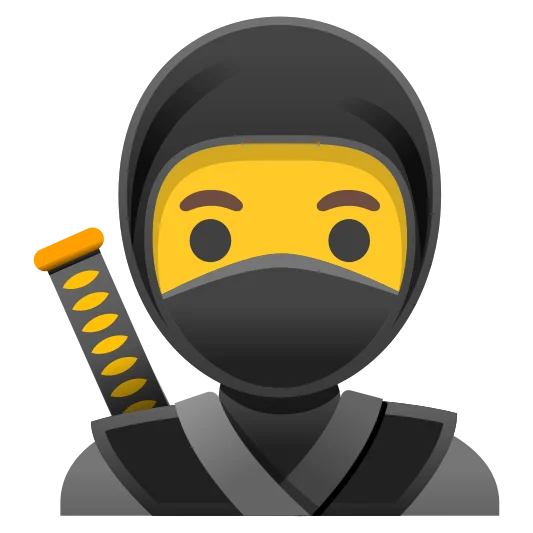 The ninja emoji.