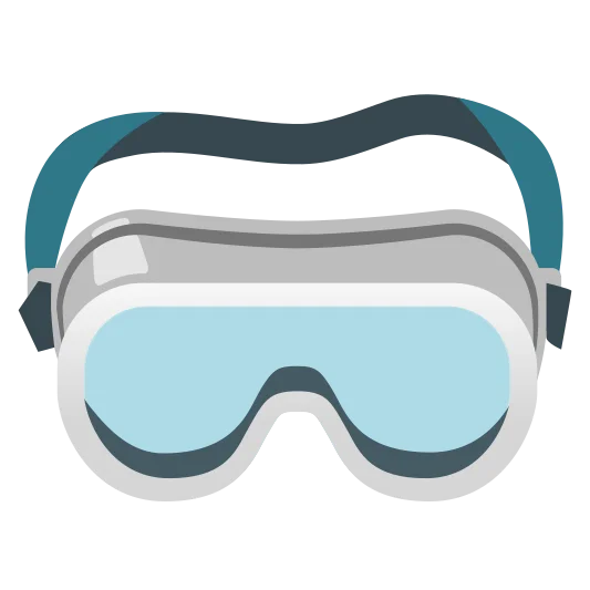 The goggles emoji.